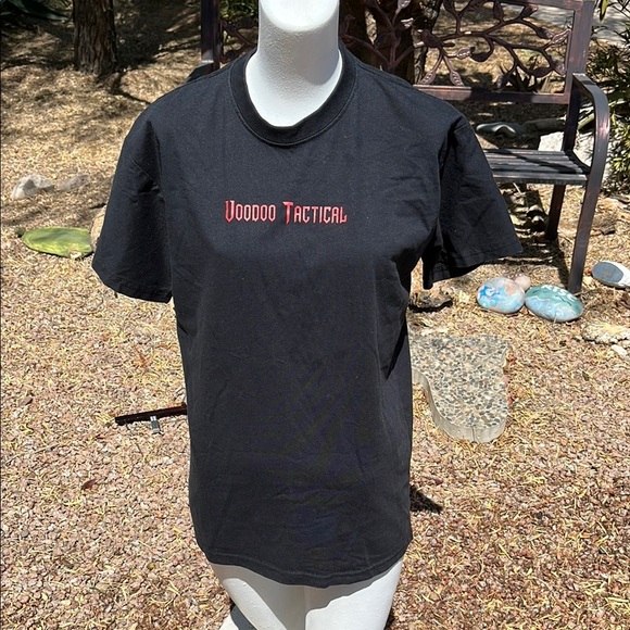 Voodoo Tactical Black T-Shirt Size M Pre-fitted - Picture 1 of 6